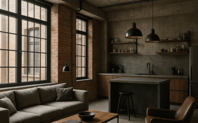 Styl industrialny w apartamentach – jak go wprowadzić
