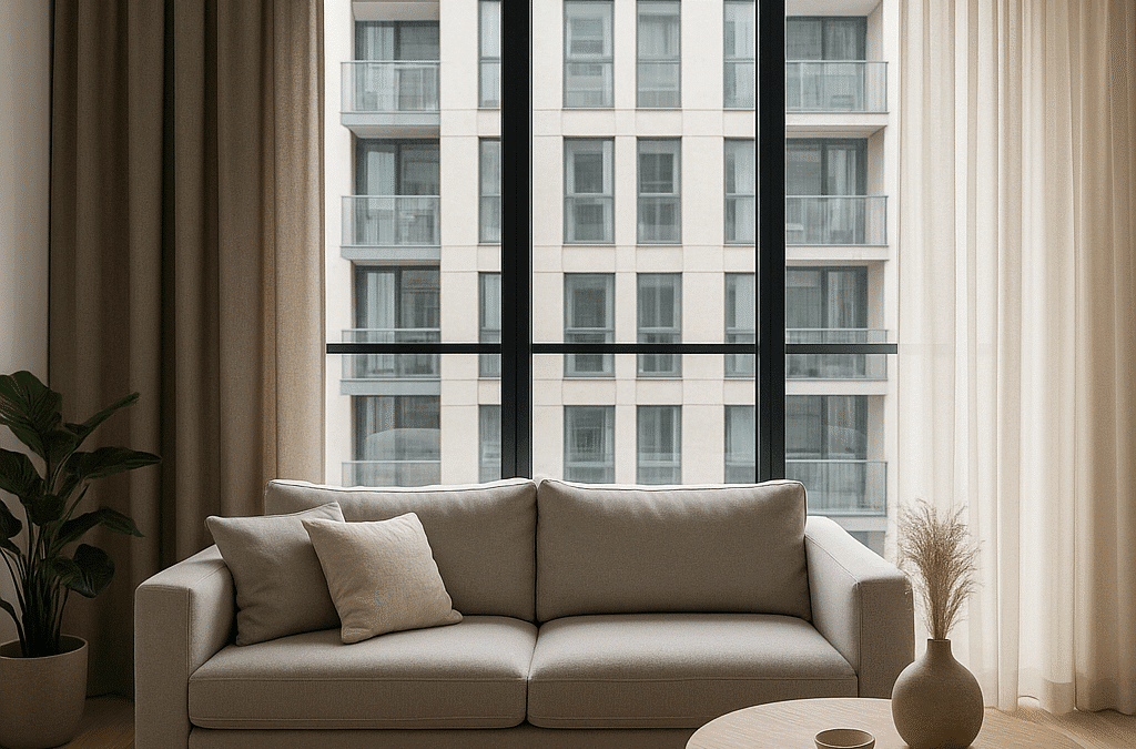 Jak wybrać zasłony do dużych okien w apartamencie