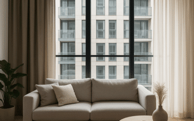 Jak wybrać zasłony do dużych okien w apartamencie