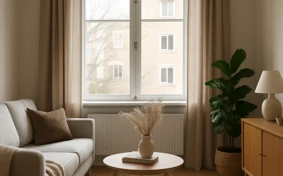 Jak zaaranżować przestrzeń wokół okien w apartamencie